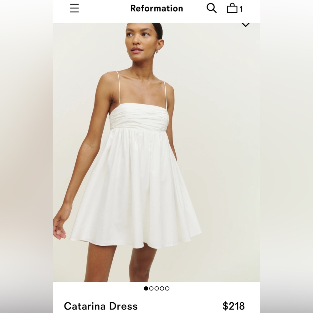 Brand new Reformation Catarina dress with tags!
